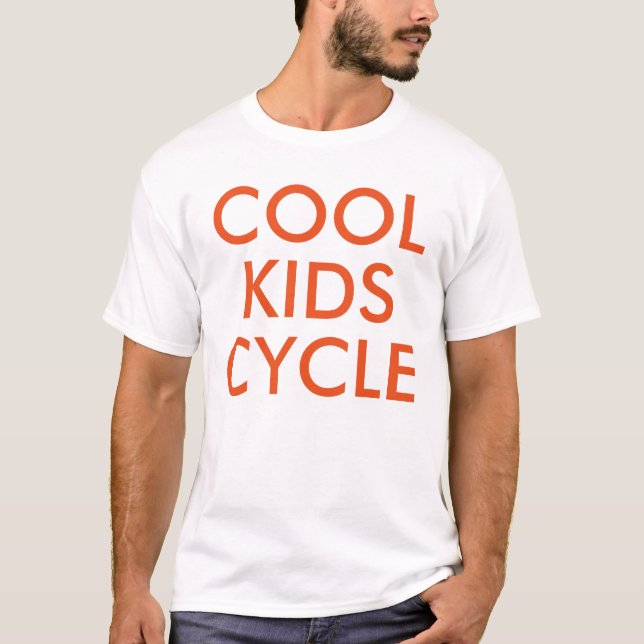 Cooler Kinderzyklus | Radfahrer Lover Öko T-Shirt (Vorderseite)