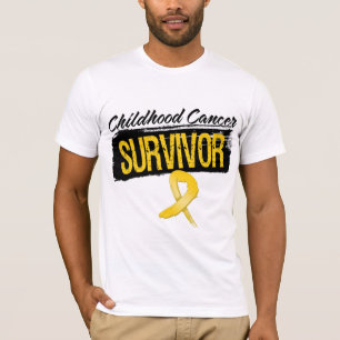 Cooler Kindheits-Krebs-Überlebender T-Shirt