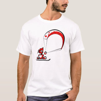 Cooler kitesurf Cartoongeck T-Shirt
