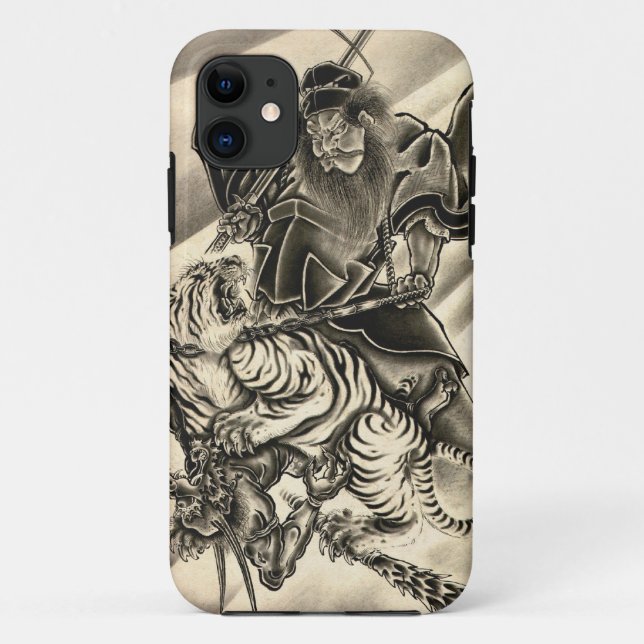 Cooler klassischer Vintager japanischer Case-Mate iPhone Hülle (Rückseite)