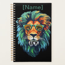Cooler König – Farbiger Löwe mit Sonnenbrille-Desi