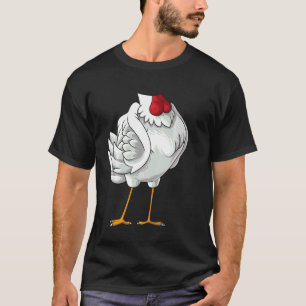 Cooler Kopf-los-Huhn-Halloween-Kostüm Lustig Faul T-Shirt