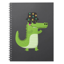 Cooler Krokodil mit Sonnenbrille |