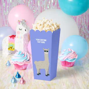 Cooler Lama-Sondertext und -Farbe Geschenkschachtel