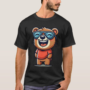 Cooler Laughbär - Cartoon Vibes T-Shirt