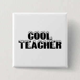 Cooler Lehrer - besonders angefertigt Button