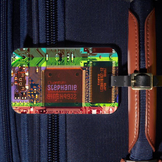 Cooler Leiterplatten Elektronischer Computercomput Gepäckanhänger (Vorderseite Insitu 4)