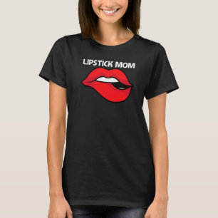 Cooler Lipstick für die Mama Muttermilch Kosmetikp T-Shirt