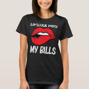 Cooler Lipstick für Männer - kosmetische Mittel 1 T-Shirt
