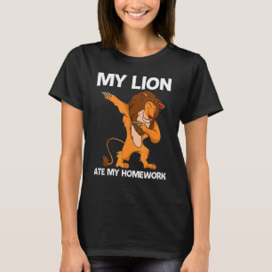 Cooler Löwe für Kinder Jungen Dschungel Safari Tie T-Shirt