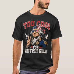 Cooler lustiger George Washington 4. Juli patrioti T-Shirt
