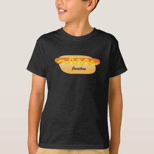 Cooler, lustiger Hot Dog Zurück zum Individuelle N T-Shirt