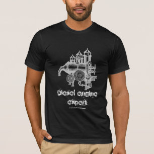 Cooler lustiger T - Shirtentwurf des DieselMotors T-Shirt