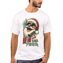Cooler, lustiger Weihnachtsmann mit Sonnenbrille -