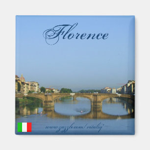 Cooler Magnetentwurf Florenz Italien Magnet