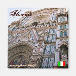Cooler Magnetentwurf Florenz Italien Magnet