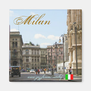 Cooler Magnetentwurf Mailands Italien Magnet