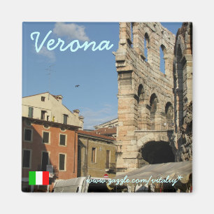 Cooler Magnetentwurf Veronas Italien Magnet