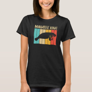 Cooler Manatee für Männer Vater Seekuh Retten Sie T-Shirt