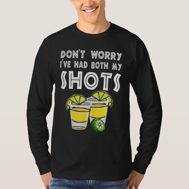 Cooler Männerpatron Tequila Mach dir keine Sorgen, T-Shirt (Vorderseite)