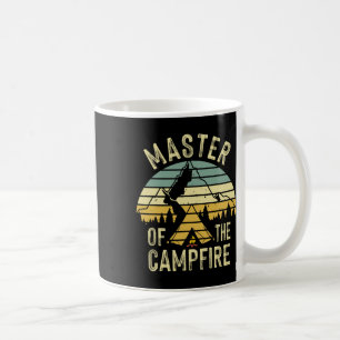 Cooler Meister Lagerfeuer Lustiges Camping-Geschen Kaffeetasse