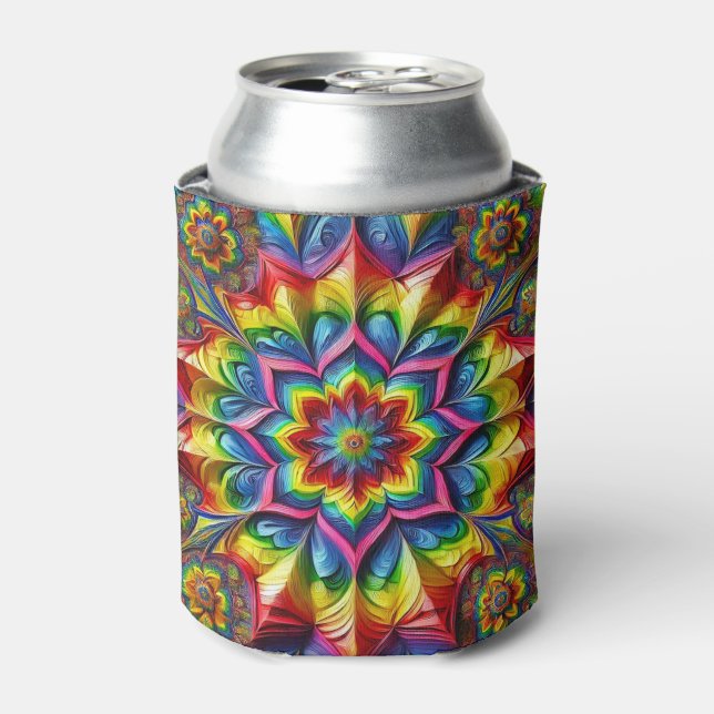 Cooler mit LGBTQ-Farben Dosenkühler (Kanne Vorderseite)