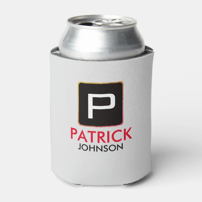 Cooler mit Name Monogram Dosenkühler (Kanne Vorderseite)
