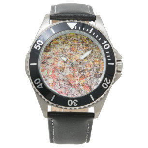 Cooler, moderner, farbenfroher abstrakter Hintergr Armbanduhr