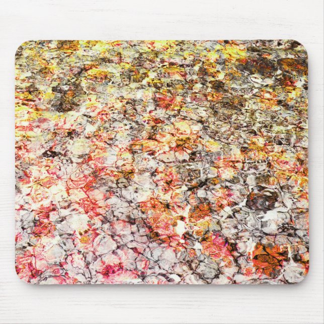 Cooler, moderner, farbenfroher abstrakter Hintergr Mousepad (Vorne)