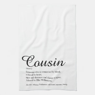 Cooler, moderner Schwarzweiß-Cousin Geschirrtuch