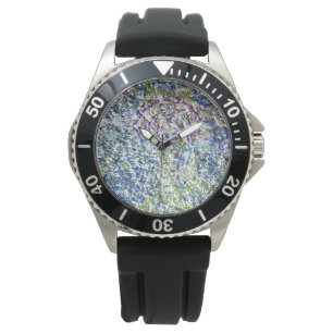 Cooler, moderner, trendy bunter abstrakter armbanduhr