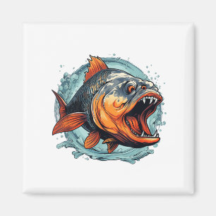 Cooler Monsterfisch für Piranha-Liebhaber _1 Magnet