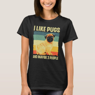 Cooler Mops für Männer Hunde Hunde Rasse Mops Lov T-Shirt