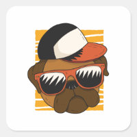 Cooler Mops Sonnenbrille Kopfdesign