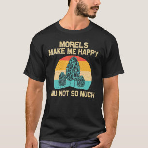 Cooler Morchel-Pilz Für Männer Frauen Jagen Sammel T-Shirt