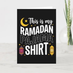 Cooler Muslim-Ramadan-Gebetsglaube Gottesdienst So Karte