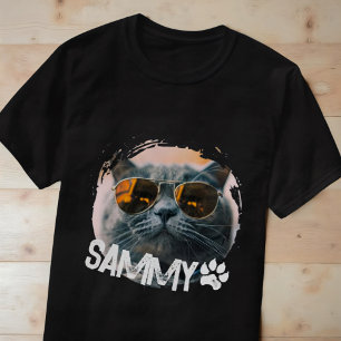 Cooler Name und Foto des Hauses in der schlichten  T-Shirt