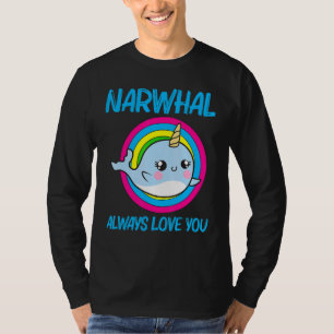 Cooler Narwhal für Männer Frauen Rainbow Tusk Sea T-Shirt
