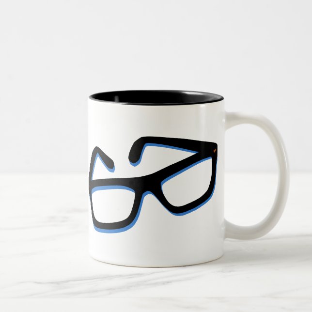 Cooler Nerd Zweifarbige Tasse (Rechts)