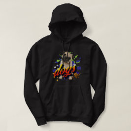 Cooler niedlicher Hundefreund Schwarz Hoodie