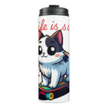Cooler Niedlicher Katzenwärmer