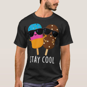Cooler Niedlicher Popsicle Pub bleibe T-Shirt