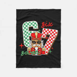 Cooler Nussknacker Weihnachten 67 Six Seven Gen Al Fleecedecke