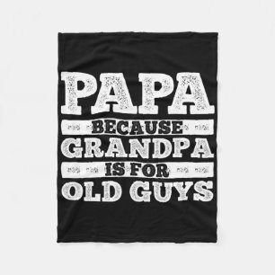 Cooler Opa Art für Männer Großvater Papa Eltern F Fleecedecke