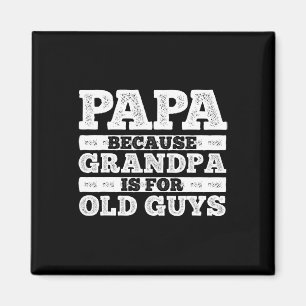 Cooler Opa Art für Männer Großvater Papa Elterntei Magnet