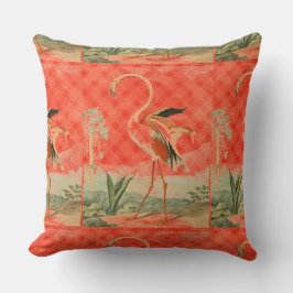 Cooler orange Flamingo Kissen