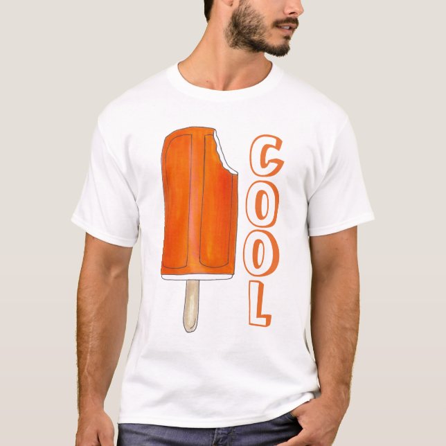 Cooler Orange Popsikel Creamsikel T - Shirt (Vorderseite)