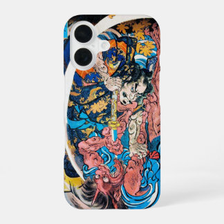 Cooler orientalischer japanischer Ancient Samurai iPhone 16 Hülle