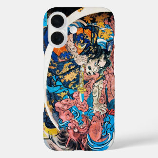 Cooler orientalischer japanischer Ancient Samurai iPhone 16 Hülle