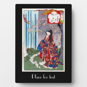 Cooler orientalischer japanischer Klassiker Fotoplatte